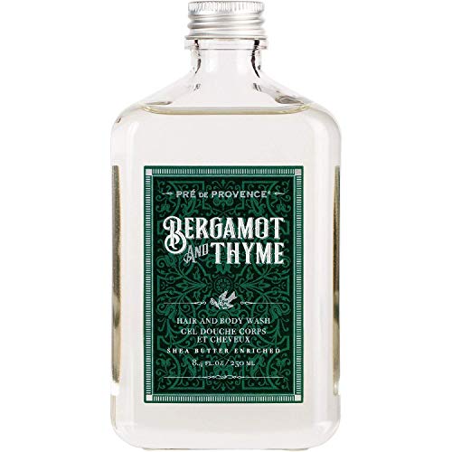 Pre de Provence Men's Grooming Set - Nourishing Hair & Body Wash, Bergamot & Thyme - 250 ML