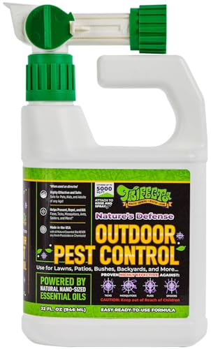 Trifecta Pest Control Spray - Kills Insects on Contact, Non-Toxic & Plant-Based - 5000ft² Coverage