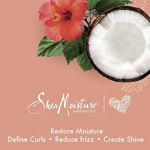 SheaMoisture Curl Enhancing Smoothie Hair Cream - Frizz Control, Softness & Shine - 20oz