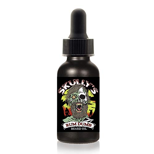 Skully's Beard Oil - Nourishing Bay Rum Scent, Hydrates Skin & Softens Hair - 1 fl. oz.