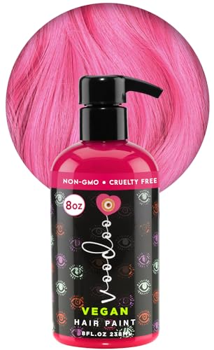 MOEHAIR VOODOO Pink Hair Dye - Vegan, Cruelty-Free, Ammonia & Sulfate-Free, 8 Oz Puppy Love