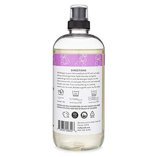 Molly's Suds Delicate Wash - Gentle Deep Clean, Plant-Derived Ingredients, Lavender Scent - 16 fl oz