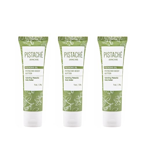 Pistaché Skincare Body Butter - Intense Hydration, Antioxidant Protection - Trio Travel Set