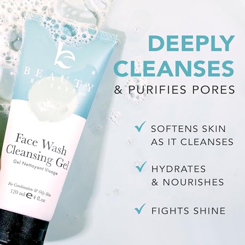 Natural Face Wash - Cleanses Impurities, Gentle for Sensitive Skin - 8oz USA Made