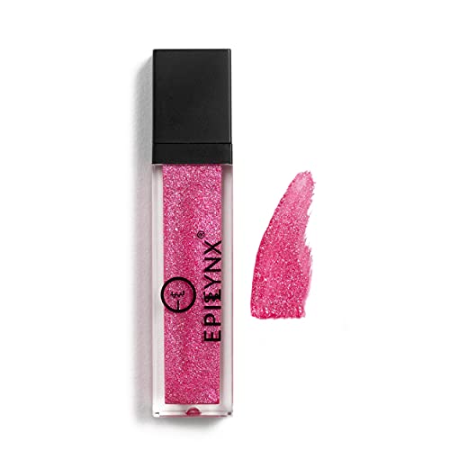 EPILYNX Vegan Lip Gloss - Hydrating, Long-Lasting Formula, Allergen-Free - Sweet Tooth Fuchsia Pink