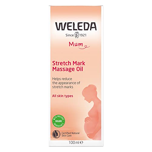 Weleda Massage Oil - Reduces Stretch Marks, Nourishes Skin with Plant Oils - 3.4 Fl Oz