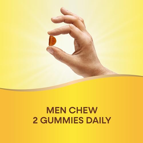 Nature's Way Alive! Men's 50+ Gummy Multivitamin - Supports Brain, Eye, Heart Health - 60 Gummies