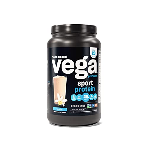 Vega Premium Sport Protein Powder - 30g Protein, Vegan, NSF Certified, 29.2 oz