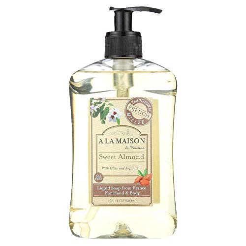 A LA MAISON French Liquid Hand Soap - Nourishing Sweet Almond, Vegan & Cruelty-Free - 16.9oz