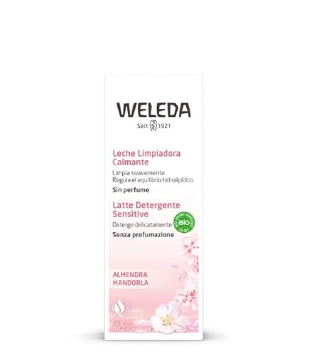 Weleda Almond Facial Cleanser - Mild Irritation Relief for Sensitive Skin - 2.5 Oz