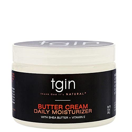 tgin Butter Cream Daily Moisturizer - Maximum Hydration, Promotes Growth, 12oz