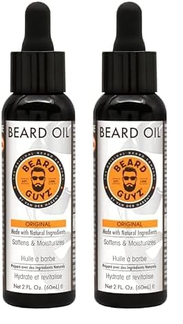 Beard Guyz Beard Oil - Softens & Conditions Facial Hair, Moisturizes Skin - 2oz Pack