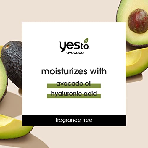 Yes To Avocado Face Wash - Hydrating Makeup Remover with Hyaluronic Acid & Glycerin - 4 Fl Oz