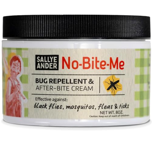 SALLYEANDER No-Bite-Me Bug Repellent - Organic, 4-Hour Protection, After-Bite Relief - 8 oz