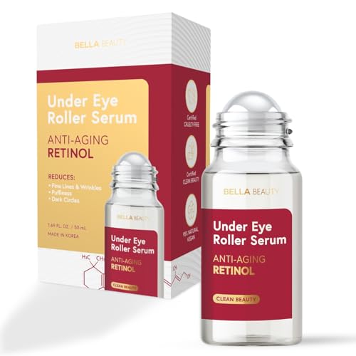 Bella Beauty Eye Roller Serum - Hydrating & Soothing for Dark Circles, Fine Lines - 1.69 Fl Oz