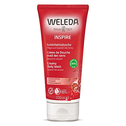 Weleda Pomegranate Body Wash - Gentle Plant Oil Cleanser, Nourishing & Refreshing - 6.8oz