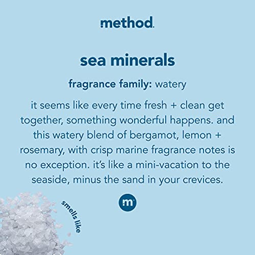 Method Foaming Hand Soap - Plant-Based Clean, Biodegradable, Sea Minerals Scent - 6 Pack