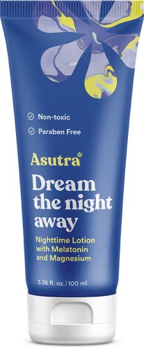 ASUTRA Body Lotion - Calming Melatonin & Magnesium, Softens Skin with Lemongrass - 100 mL