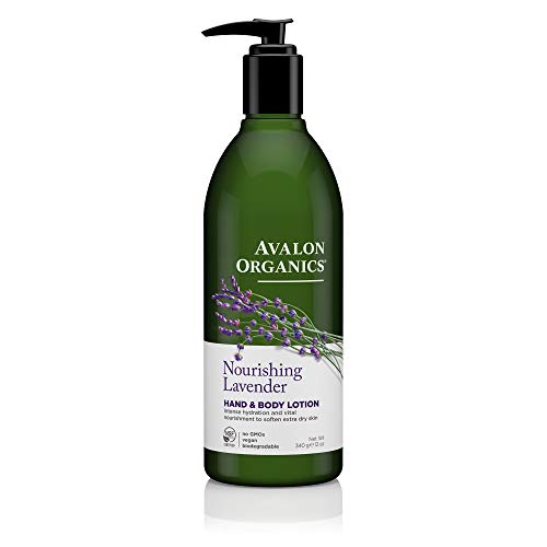 Avalon Organics Body Lotion - Deep Hydration, Certified Organic, Lavender Scent - 12oz (2 Pack)