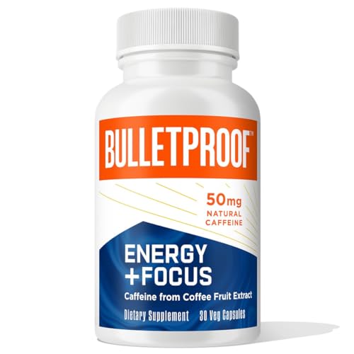 Bulletproof Brain Supplement - Supports Focus & Memory, Natural Caffeine - 30 Capsules