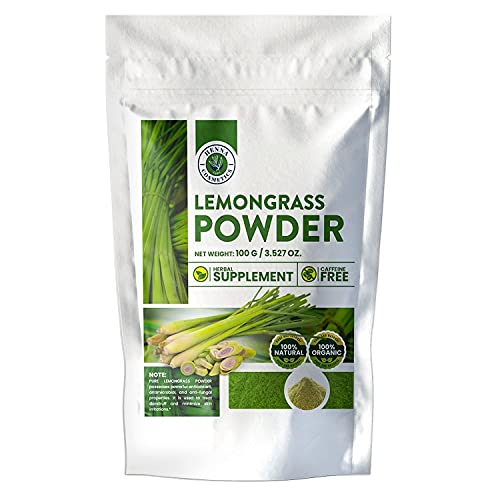 Henna Cosmetics Lemongrass Powder - 100% Pure, Raw & Chemical-Free Herbal Supplement - 100g