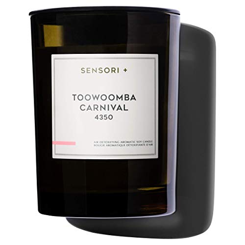 SENSORI+ Air Detoxifying Candle - Eliminates Odors, Plant-Based Fragrance - Toowoomba Carnival