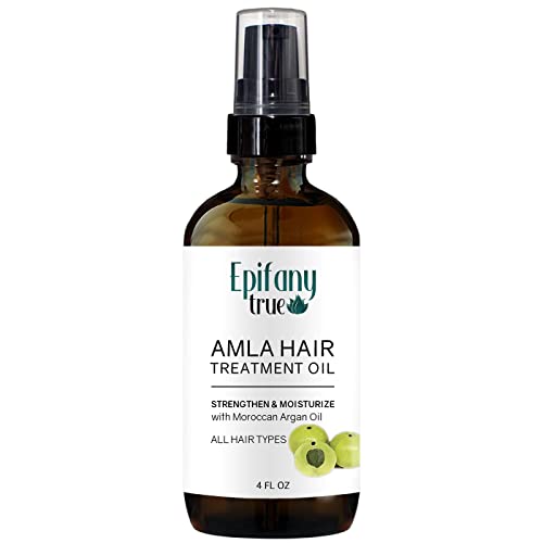 Epifany True Amla Hair Treatment Oil - Promotes Growth, Conditions & Softens - 4oz