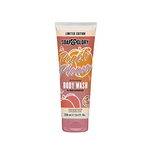 Soap & Glory Body Wash - Hydrating Peach Blossom & Magnolia, Vegan Formula - 250ml