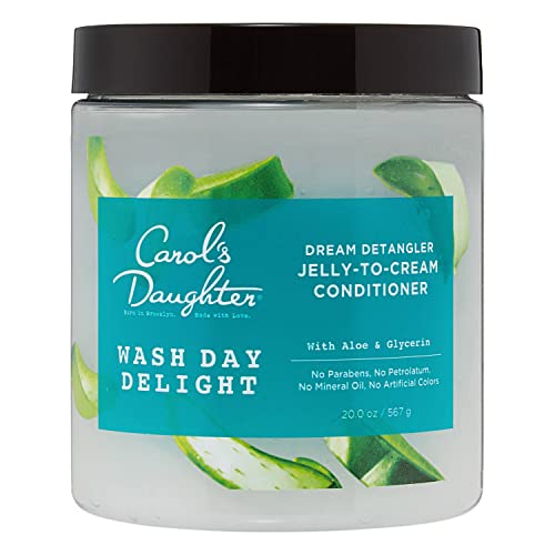 Carol's Daughter Deep Hair Conditioner - Moisturizes, Detangles, Vegan - 20oz Jelly-to-Cream