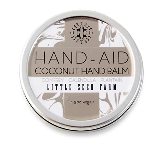 Little Seed Farm Hand Cream - Nourishing Coconut Oil & Shea Butter, 1.5oz