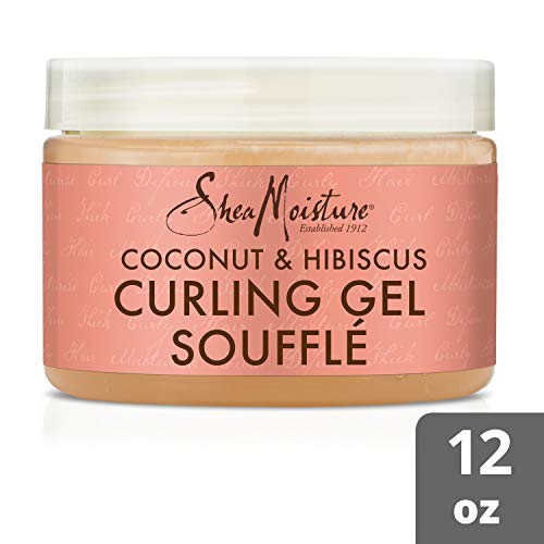 SheaMoisture Curling Gel Souffle - Moisturizes & Controls Frizz for Thick, Curly Hair - 12oz