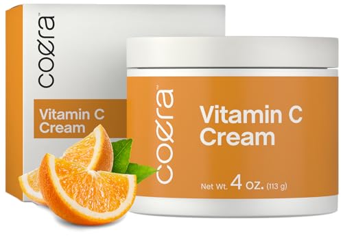 Coera Vitamin C Brightening Cream - Firming, Paraben-Free, Gluten-Free - 4oz Dark Spot Treatment