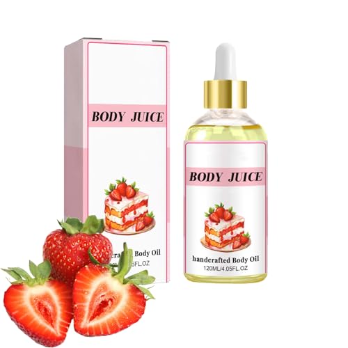 Strawberry Body Oil - Deeply Hydrating, Natural Ingredients, Sweet Scent - 120ml