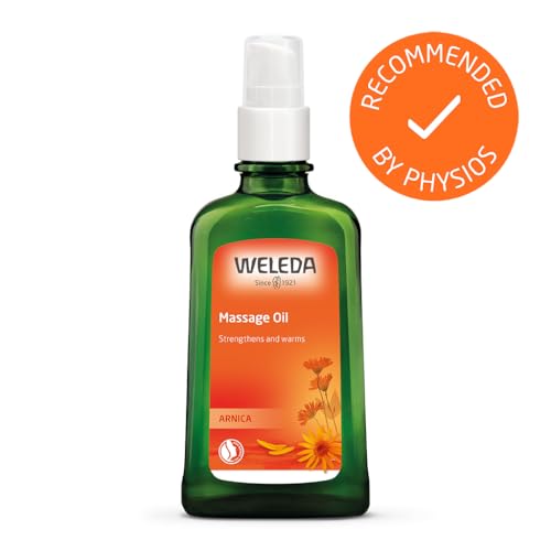 Weleda Arnica Muscle Massage Oil - Soothes Sore Muscles, Plant-Based Oils - 3.4 Fl Oz