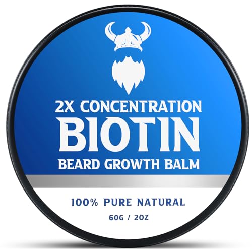 MistySprite Beard Balm - Promotes Thicker Growth, Nourishing Natural Oils - 2oz