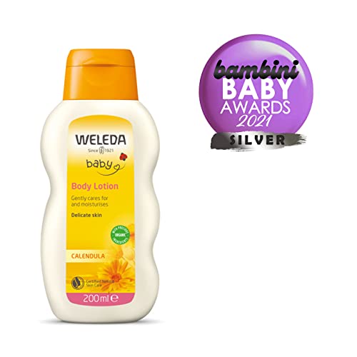 Weleda Baby Lotion - Comforts Delicate Skin with Calendula & Chamomile - 6.8 Fl Oz