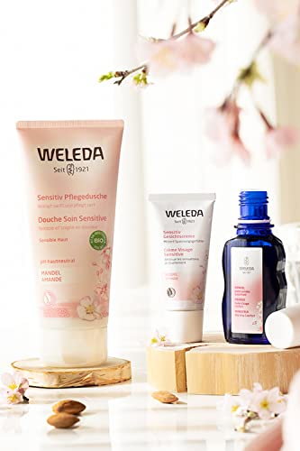 Weleda Almond Body Wash - Gentle Cleanser for Sensitive Skin, Nourishing Plant Oils - 6.8oz