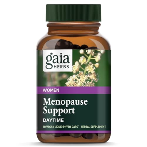 Gaia Herbs Menopause Support Supplement - Hormone Balance, Vegan, Gluten-Free - 60 Capsules