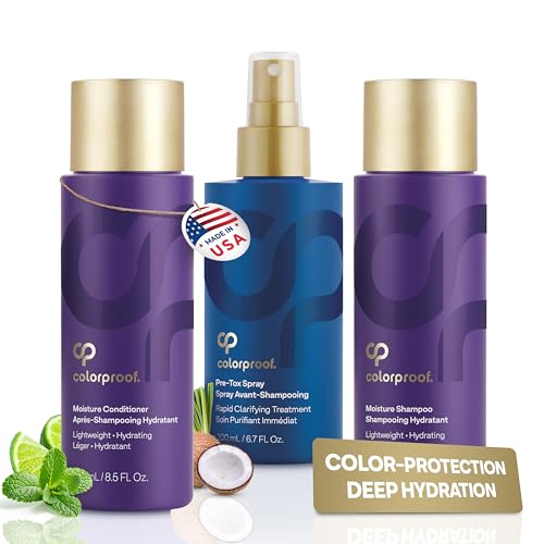 Colorproof Hair Care Bundle - Moisture & Color Protection, Vegan, Sulfate-Free - 3 Products