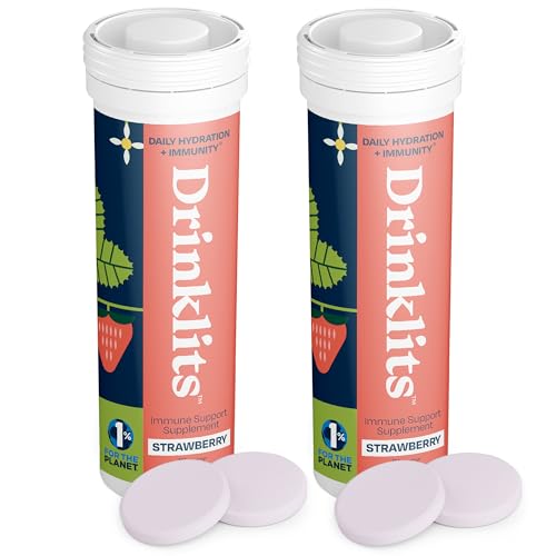 Drinklits Immune Defense Supplement - Supports Wellness with Vitamins & Herbal Blend - 20 Servings