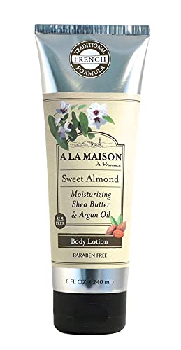 A LA MAISON Body Lotion - Intense Hydration, Natural Ingredients & Sweet Almond Scent - 8oz