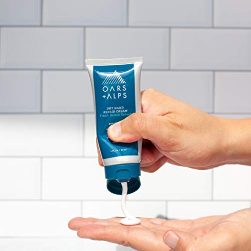 Oars + Alps Hand Cream - Deep Hydration, Dermatologist Tested, Fresh Ocean Splash - 2 Fl Oz