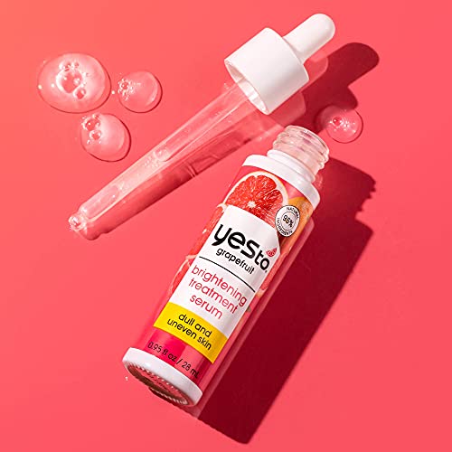 Yes To Grapefruit Face Serum - Brightens, Exfoliates with Vitamin C & PHAs - 0.95 Fl Oz