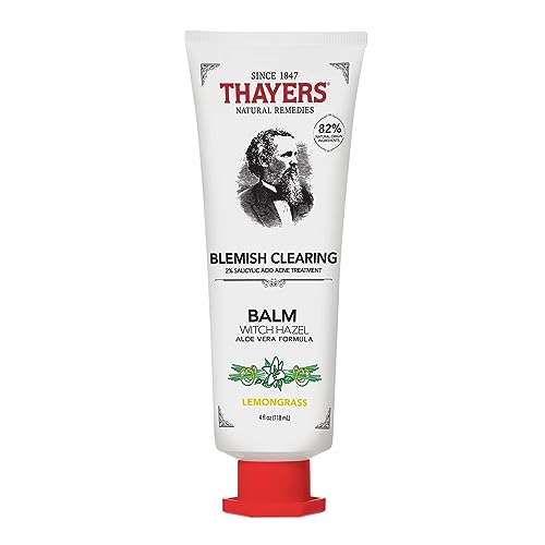 Thayers Face Moisturizer - Acne Treatment with Salicylic Acid, Organic Witch Hazel - 4 fl oz