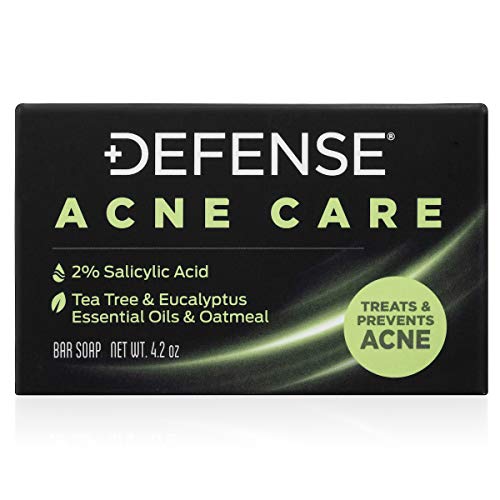 Defense Acne Treatment Kit - 2% Salicylic Acid, Tea Tree & Eucalyptus, Oatmeal - 4.2oz