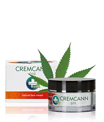 Annabis CREMCANN Q10 Face Cream - Nourishing for Sensitive Skin, Organic Hemp & Coenzyme Q10 - 1.7oz