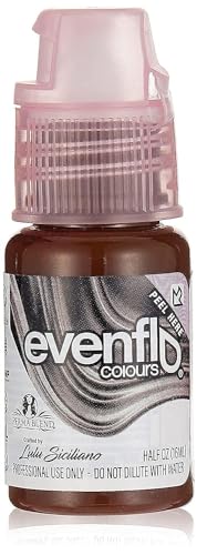 Evenflo Colours Permanent Cosmetic Pigment - 100% Vegan, True Color, Mocha - 0.5 oz