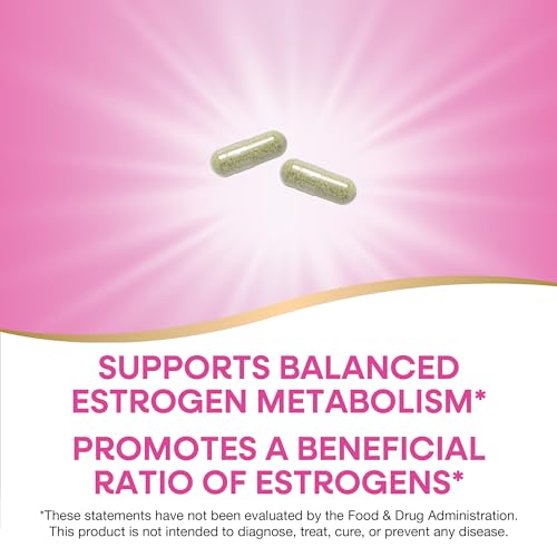 Nature's Way DIM-Plus Hormone Balancing Supplement - Supports Estrogen Metabolism, 120 Vegan Caps