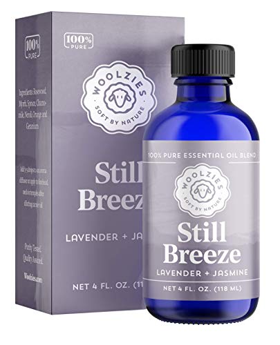 Woolzies Still Breeze Essential Oil Blend - Calming Lavender & Jasmine, Pure & Natural - 4 Fl Oz