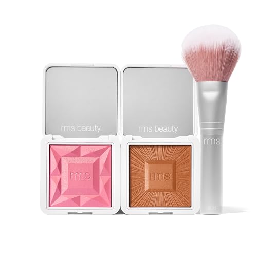 RMS Beauty ReDimension Kit - Longwear Blush & Bronzer, Nourishing Ingredients - 3pcs